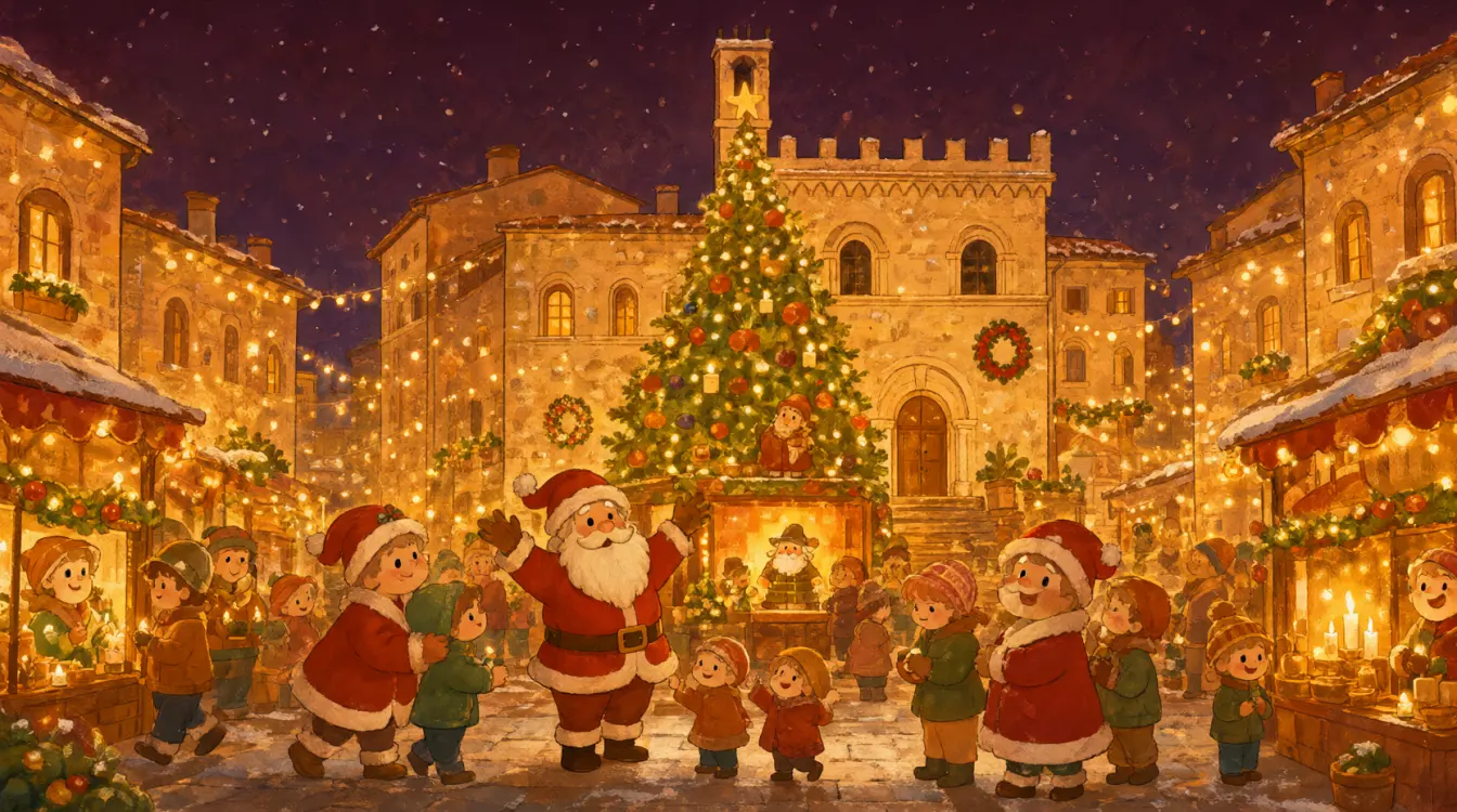 ChristmasLand – Gubbio è Natale a Natale, con le luci, gli addobbi e la neve