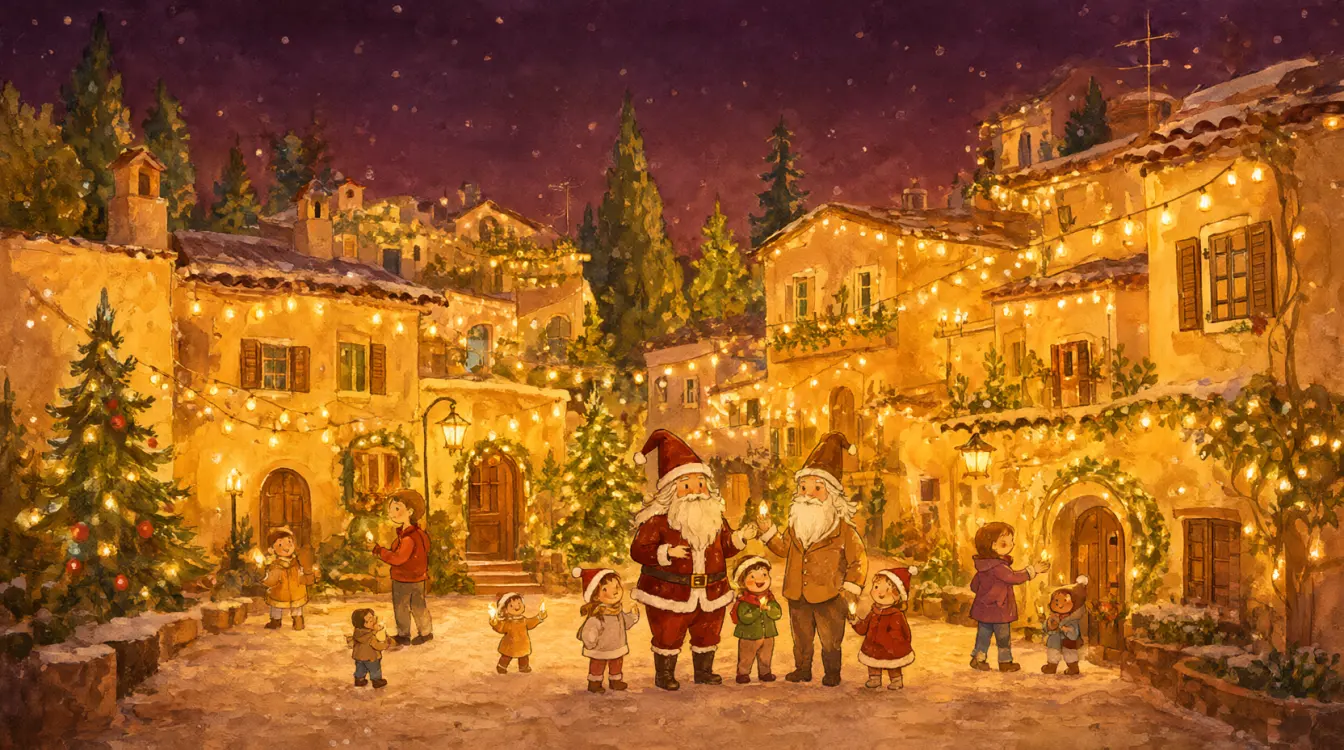 Natale Incantato a Leolandia a Natale, con le luci, gli addobbi e la neve